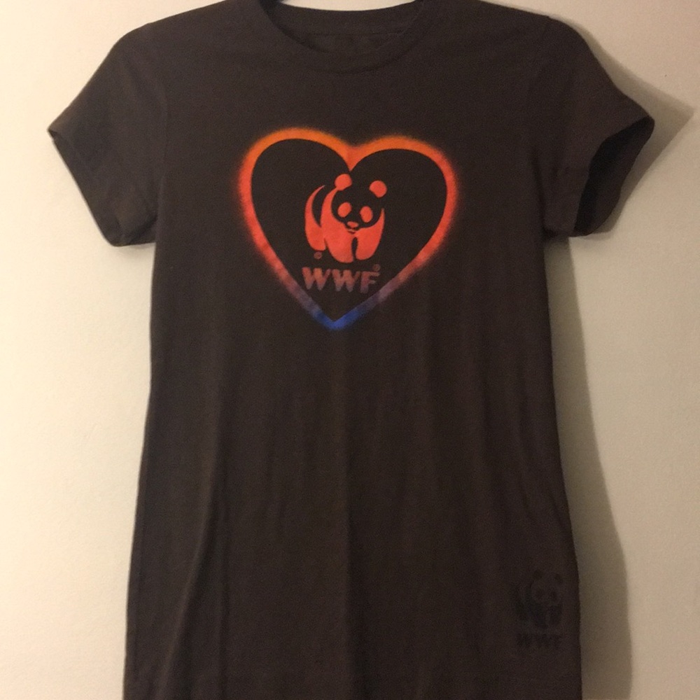 NWOT WWF panda baby tee y2k